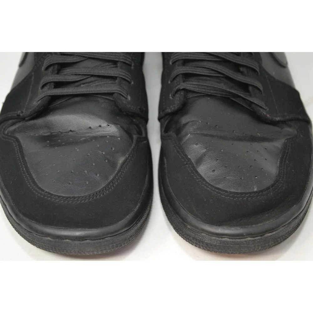 Air Jordan 1 Low Shoes Mens Size 10 Black Triple Black 553558-025 Nike‎ Sneakers